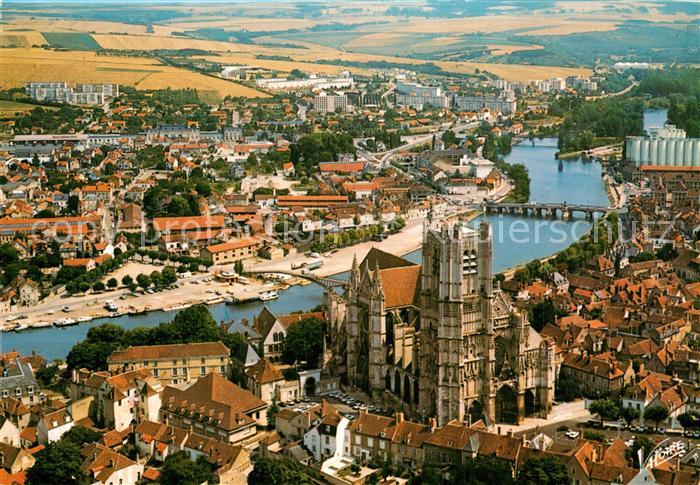 Auxerre Fliegeraufnahme