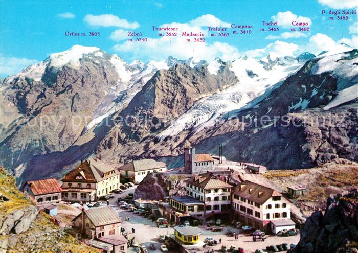 Stilfserjoch Passo dello Stelvio Panorama