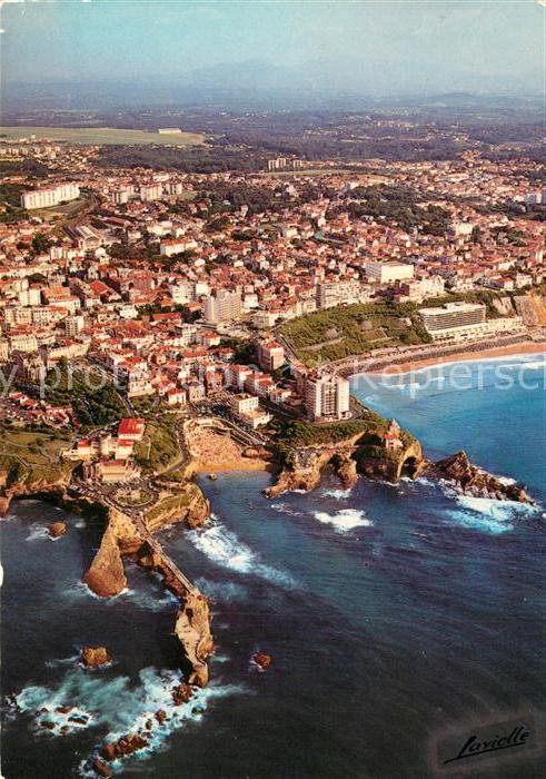 Biarritz Pyrenees Atlantiques Fliegeraufnahme