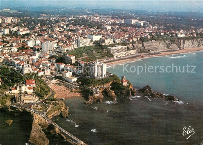 Biarritz Pyrenees Atlantiques Fliegeraufnahme