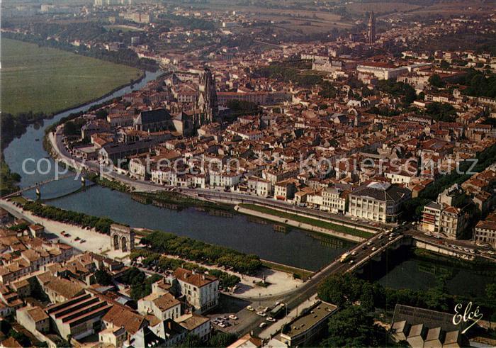 Saintes Charente-Maritime Fliegeraufnahme
