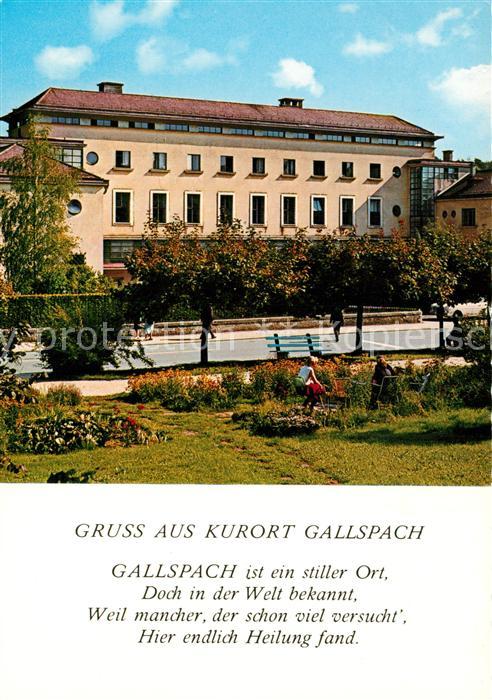 Gallspach Institut Zeileis Kurpark