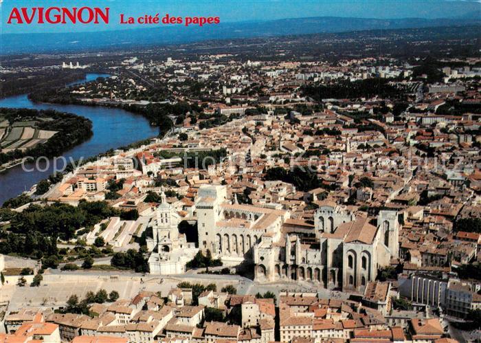 Avignon Vaucluse Fliegeraufnahme
