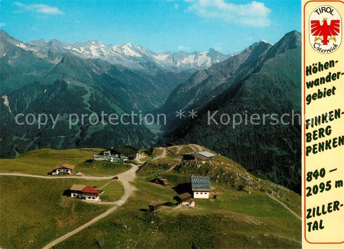 Finkenberg Tirol Fliegeraufnahme Gipfelrestaurant Penkentenne
