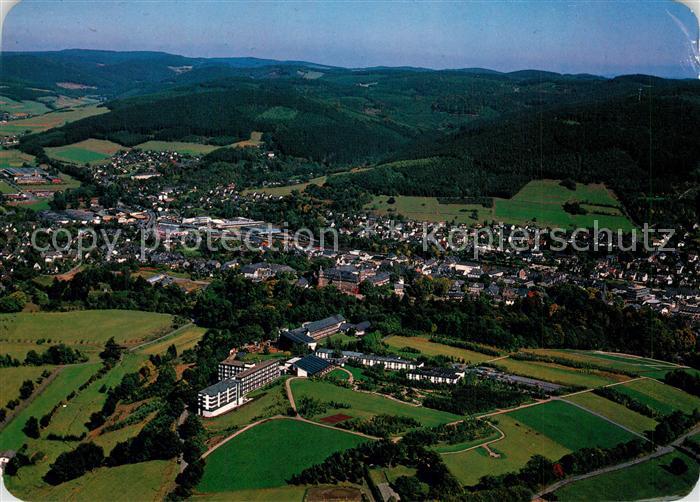 Bad Berleburg Fliegeraufnahme Herz Kreislauf Klinik