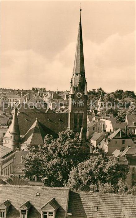 Altenburg Thueringen Blick vom Nikolaiturm