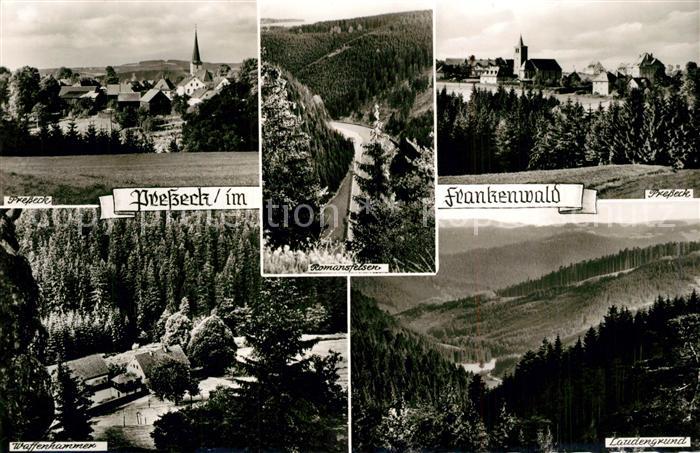 Presseck Teilansichten Waffenhammer Laudengrund Romansfelsen