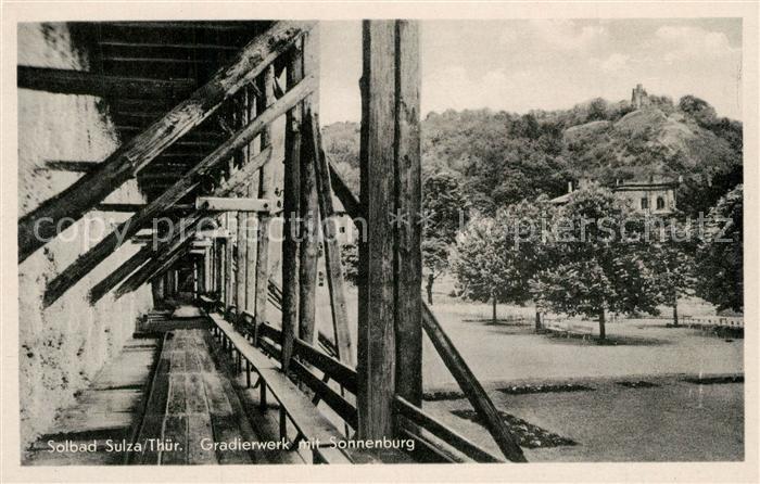 Bad Sulza Gradierwerk mit Sonnenburg