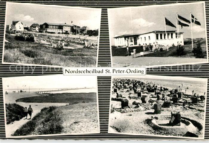 St Peter-Ording Teilansichten Strand Duenen