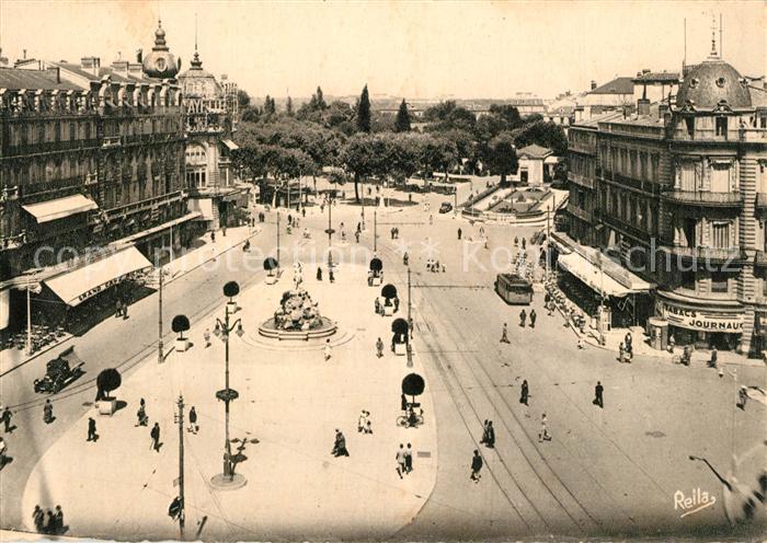 Montpellier Herault La Place de la Comedie
