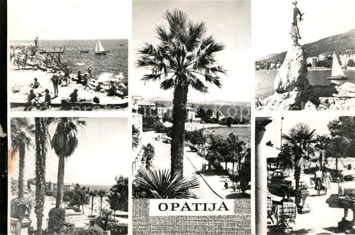 Opatija Abbazia Strandpartien