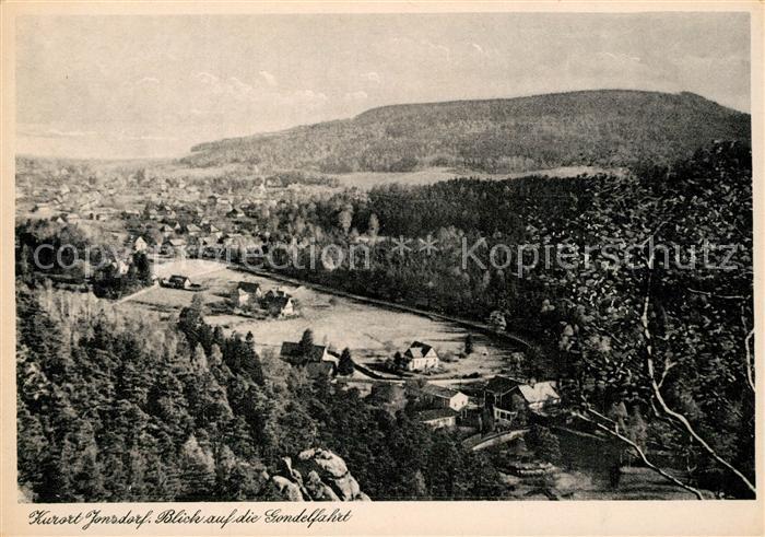 Jonsdorf Blick auf die Gondelfahrt