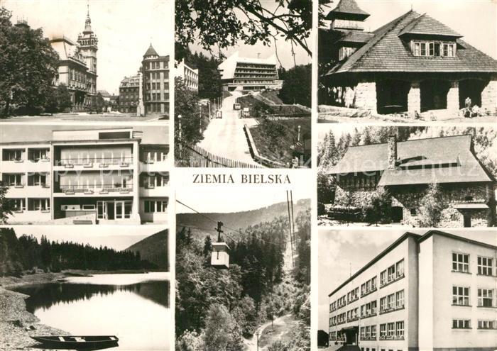Bielsko-Biala Ratusz Mikuszowice Dom Wapienica Zalew na zapora Olszowka Gorna