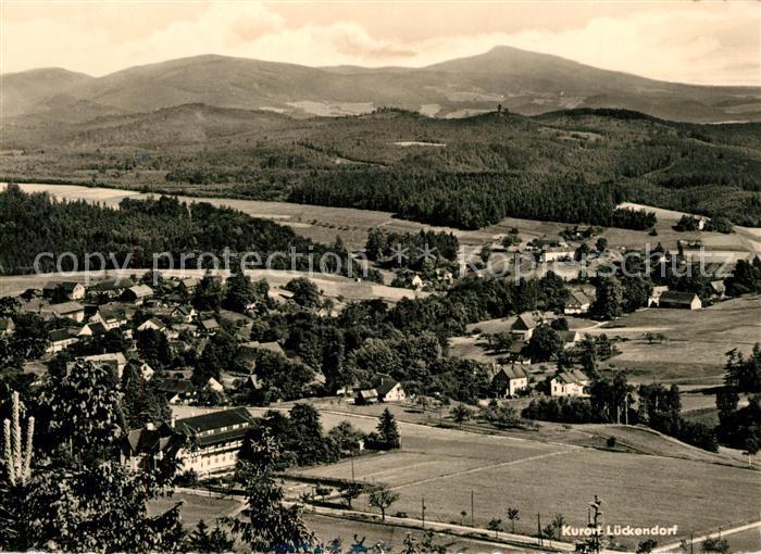 Lueckendorf Fliegeraufnahme Zittauer Gebirge