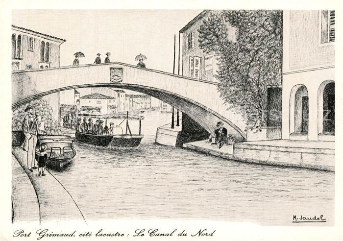 Port Grimaud Le coche au Canal du Nord