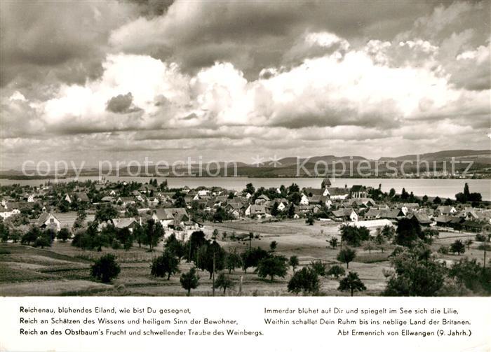 Reichenau Bodensee Panorama mit Mittelzell
