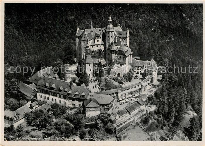 Lauenstein Oberfranken Burg Lauenstein Fliegeraufnahme