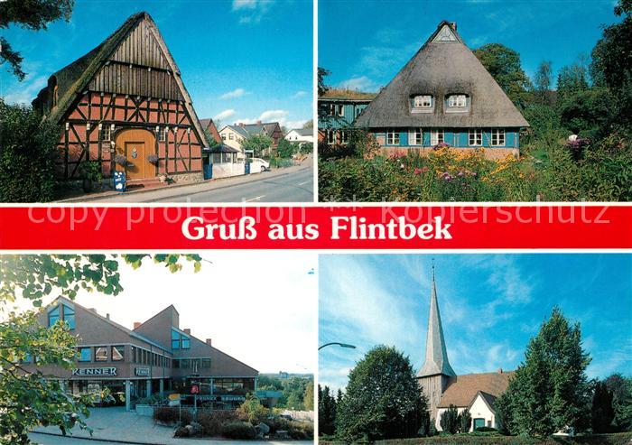 Flintbek Fachwerkhaus Friesenhaus Kenner Kaufhaus Kirche