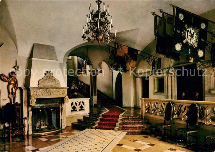 Sigmaringen Schloss des Fuersten von Hohenzollern Kanonenhalle