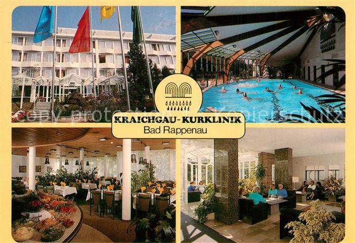 Bad Rappenau Kraichgau Kurklinik Hallenbad Speisesaal Foyer