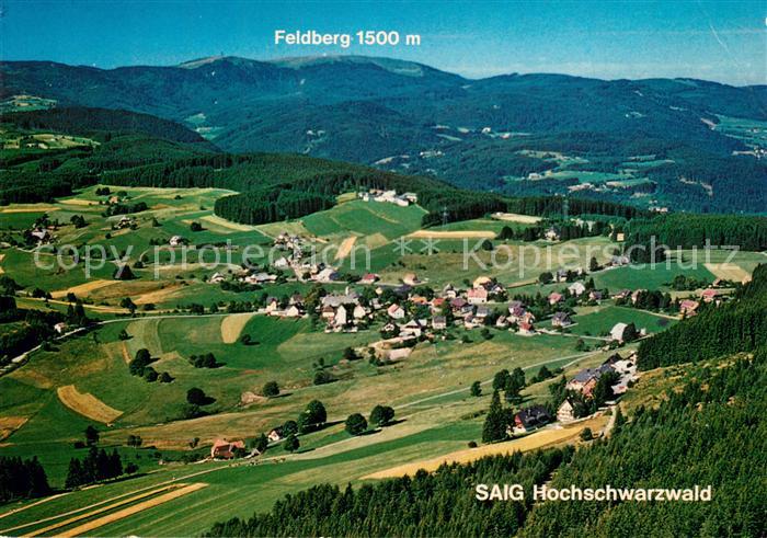 Saig Schwarzwald Fliegeraufnahme mit Feldber