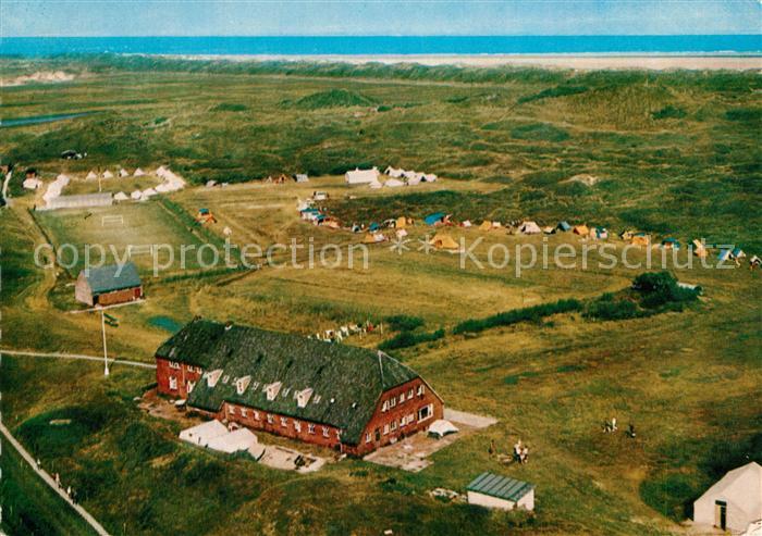 Langeoog Nordseebad Jugenderberge Fliegeraufnahme