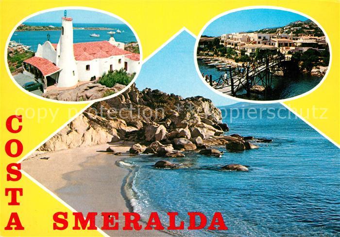 Costa Smeralda Sardegna Bruecke Hafen Strand