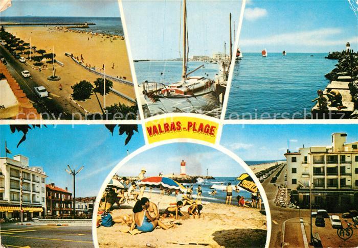 Valras-Plage Strandpartien Hafen Hotels
