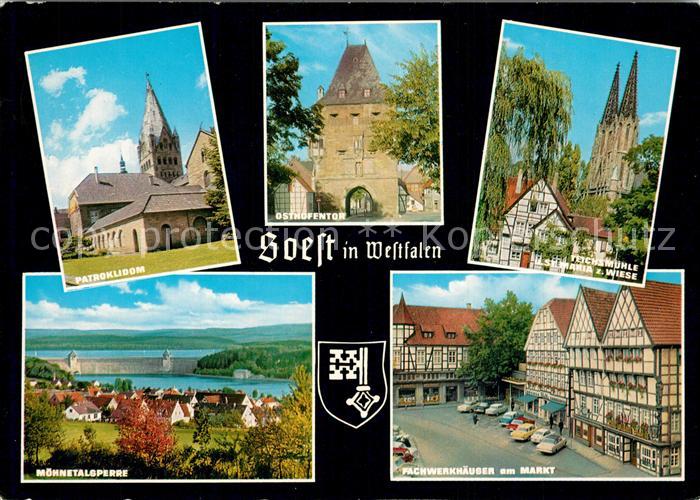 Soest Arnsberg Patroklidom Osthofentor Teichmuehle St Maria zur Wiese Moehnetals