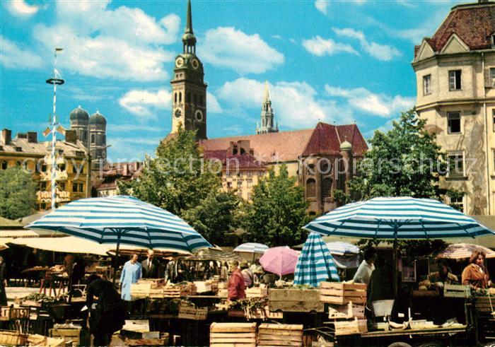 Muenchen Viktualienmarkt