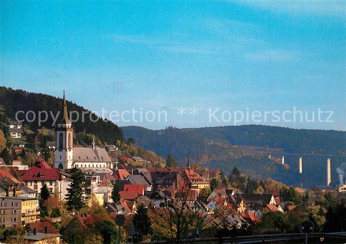 Titisee-Neustadt Panorama mit Kirche