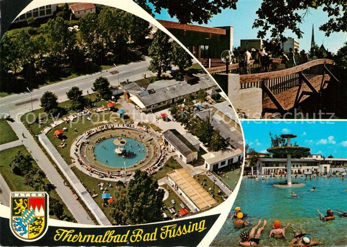 Bad Fuessing Fliegeraufnahme Schwefeltherme Bruecke