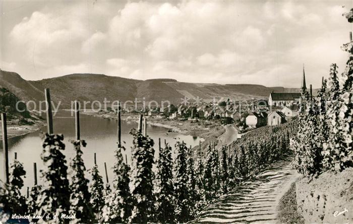 Kroev Mosel Teilansicht mit Kirche