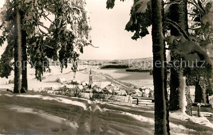Schoenwald Schwarzwald Winterpanorama