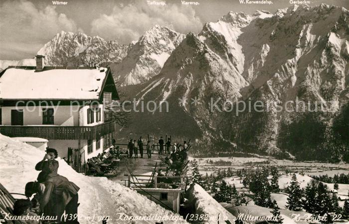 Mittenwald Bayern Kranzberghaus Karwendelgebirge