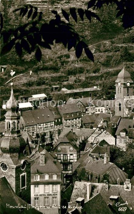 Monschau mit Au und ev Kirche