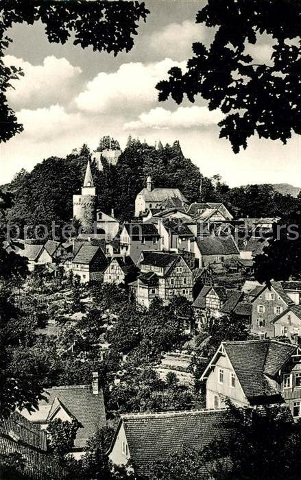 Lindenfels Odenwald Burg und Kirche