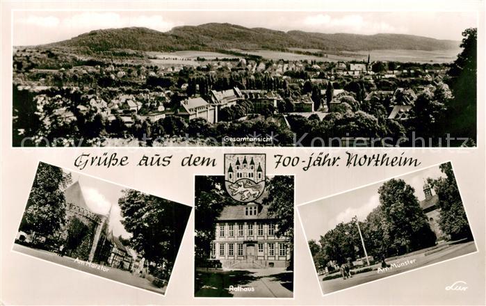 Northeim Panorama Am Harztor Rathaus Am Muenster