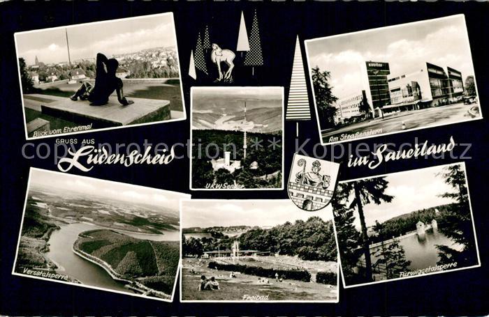 Luedenscheid Ehrenma UKW Sender Strassenstern Versetalsperre Freibad Fuerwiggeta