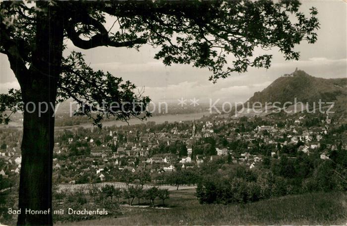 Bad Honnef Panorama mit Drachenfels