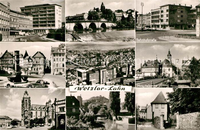 Wetzlar Karl Kellner Ring Alte Lahnbruecke Bahnhofstr Ehem Reichskammergericht H