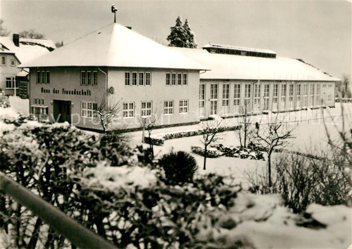 Oberhof Thueringen Haus der Freundschaft