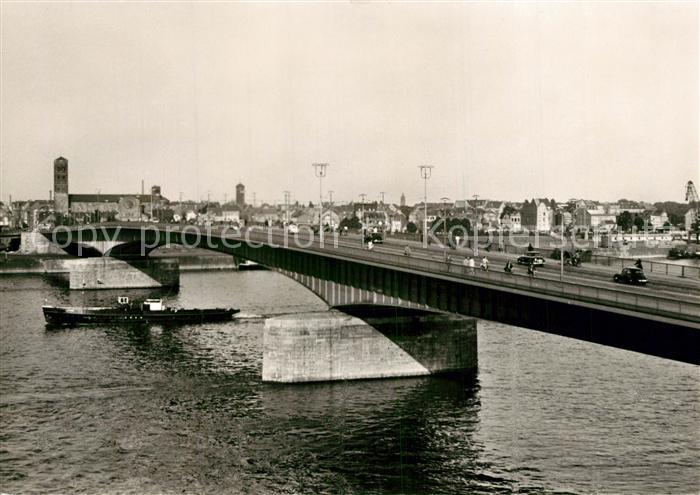 Koeln Rhein Deutzer Bruecke