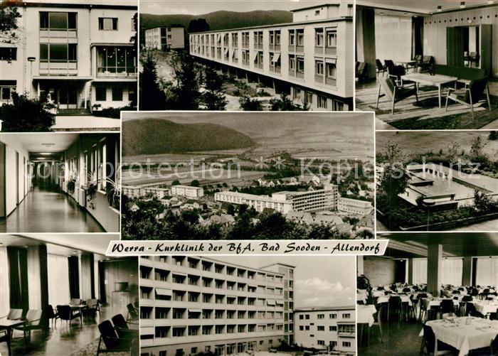 Bad Sooden-Allendorf Werra Kurklinik der BfA Panorama Teilansichten