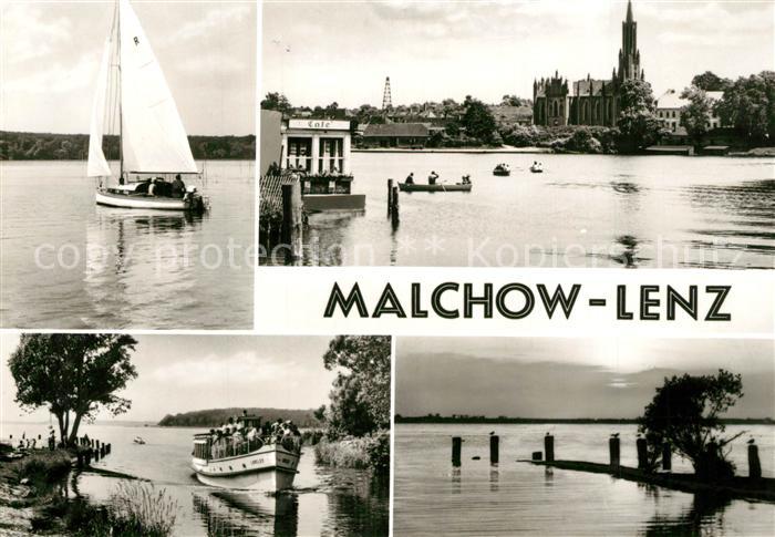 Lenz Malchow Kloster Fahrgastschiff Anlegesteg