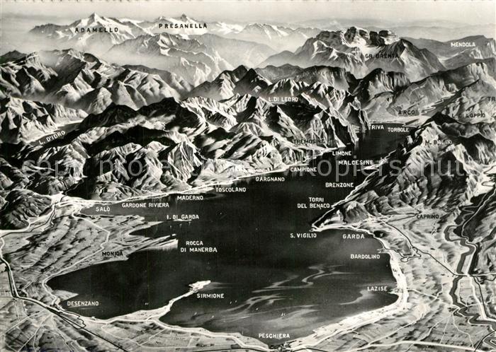 Lago di Garda Panoramakarte