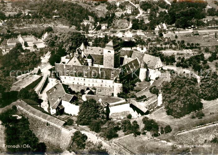 Kronach Oberfranken Fliegeraufnahme