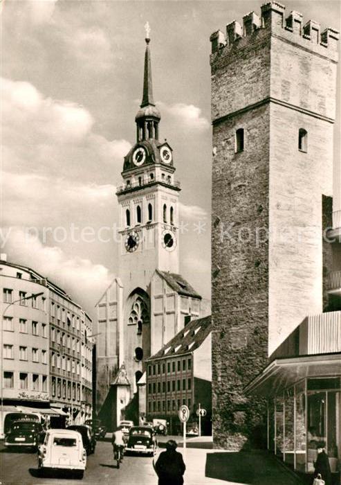 Muenchen Loewenturm Alter Peter
