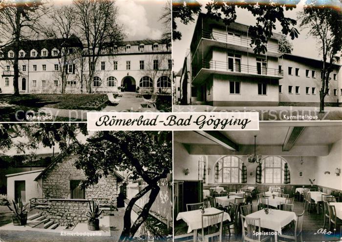 Bad Goegging Roemerbad Kurmittelhaus Roemerbadquelle Speisesaal