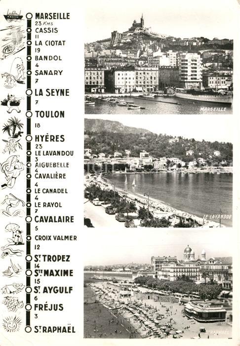 Marseille Bouches-du-Rhone Le Lavandon par le bord de mer